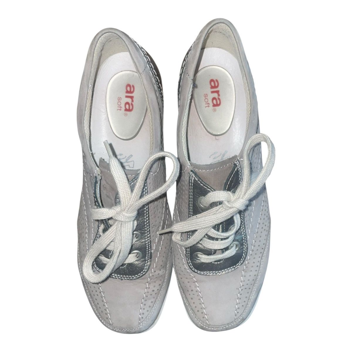 Other Women’s Ara soft Luftpolster sneakers leather gray size : 5 Size US 5 / IT 35 - 8 Thumbnail