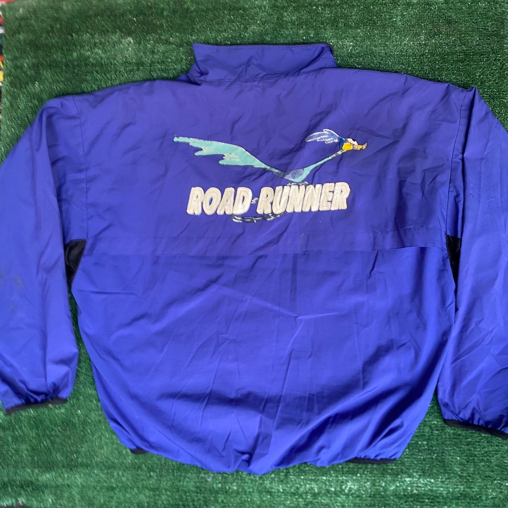 Warner Bros Vintage Y2K Road Runner Bomber Jacket Retro Looney Tunes Size US XXL / EU 58 / 5 - 5 Thumbnail