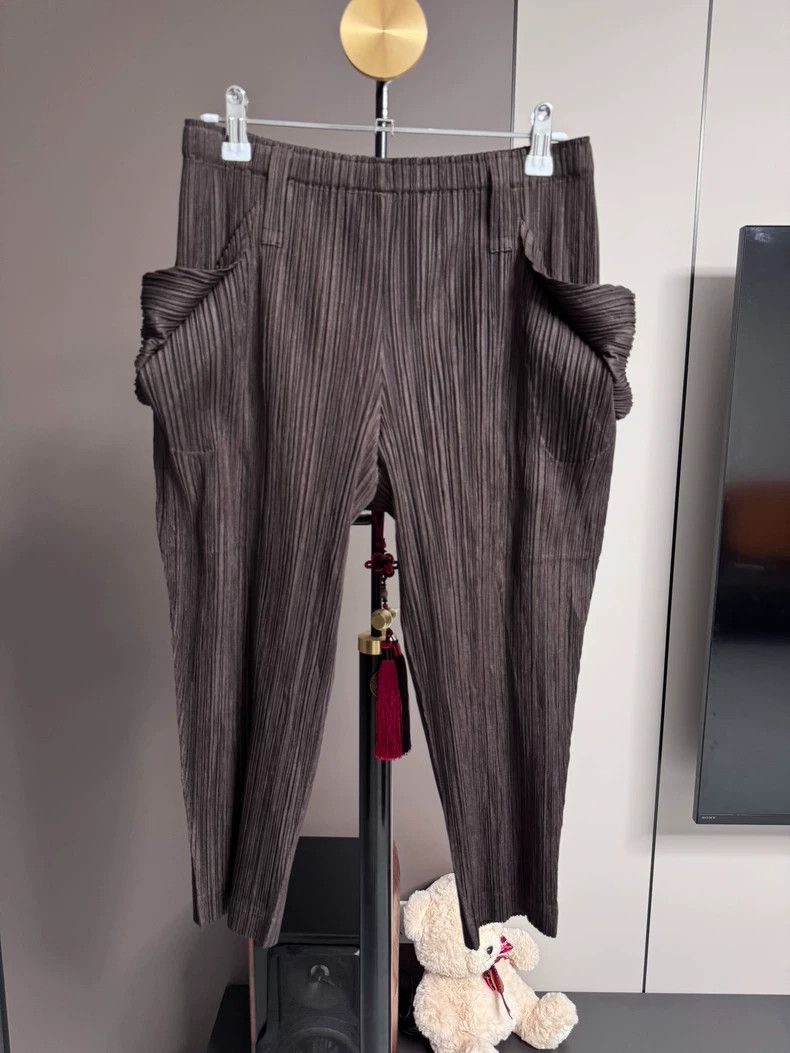 Issey Miyake size:3 Vintage thick capri pants
