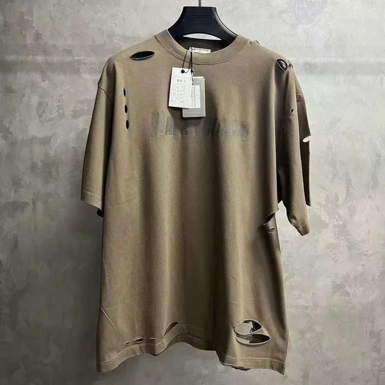 Balenciaga Balenciaga Grey solid logo printed short sleeve T-shirt Size US XS / EU 42 / 0 - 1 Thumbnail