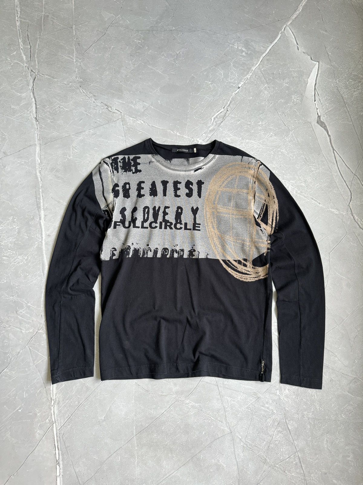 Vintage Y2K Printed Longsleeve T-Shirt Avant Garde Margela