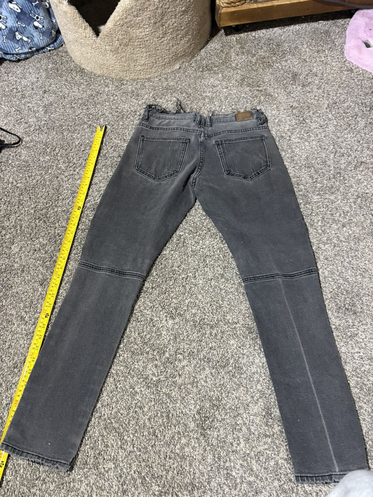 Crysp Denim All black distressed jeans Size US 30 / EU 46 - 2 Thumbnail
