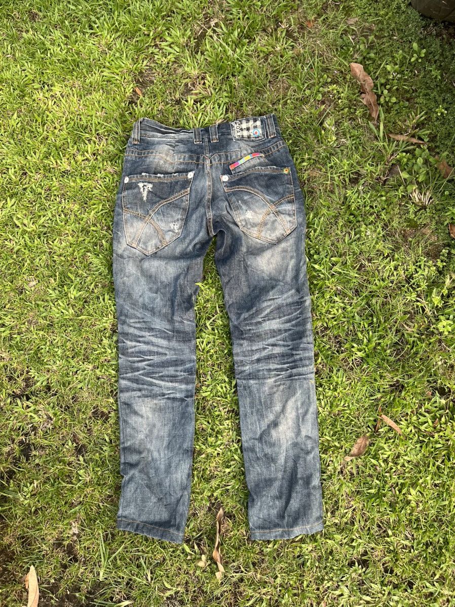 Japanese Brand Coax Racing Jeans Japanese Isfixwasnine Y2K Style Vintage Size US 34 / EU 50 - 9 Thumbnail