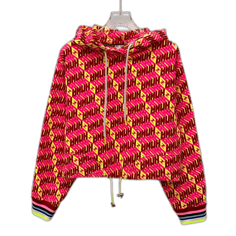 Fendi Fendi Colorful Logo Hooded Sweatshirt Size US S / EU 44-46 / 1 - 1 Thumbnail