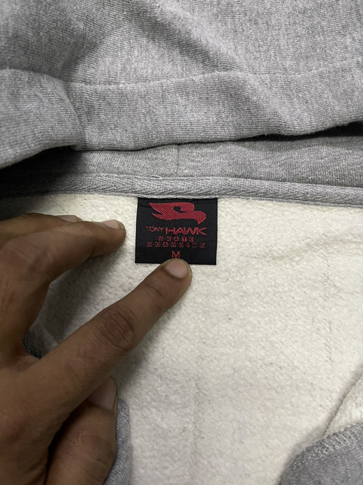 Tony Hawk 2000s TONY HAWK SKATEBOARDING BUTTON UP HOODIE SWEATER OVP Size US M / EU 48-50 / 2 - 12 Thumbnail