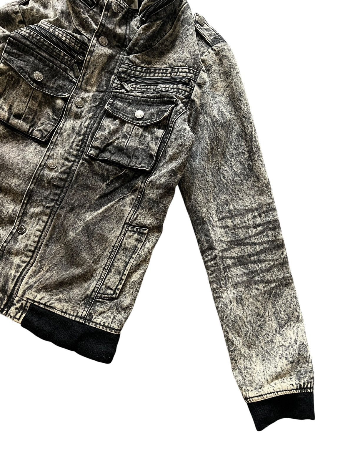 LOWBOX 2000s Lowbox Acid Wash Bono Jacket Size US M / EU 48-50 / 2 - 5 Thumbnail
