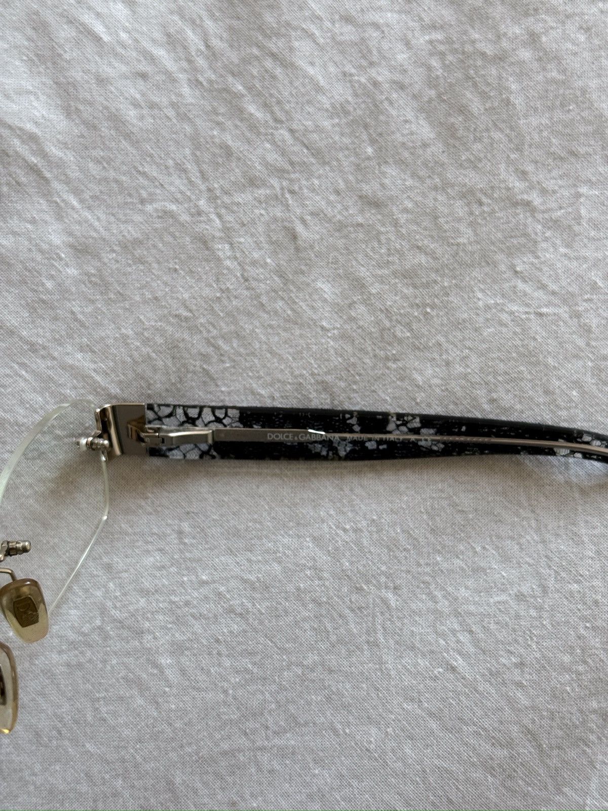Dolce & Gabbana Vintage Dolce&Gabbana Glasses | Lace Collection 90s Size ONE SIZE - 6 Thumbnail