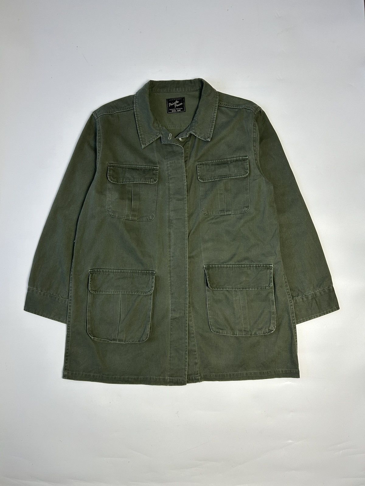 PRIVATE PAUSE BUTTON UP LONG SLEEVE SHIRT