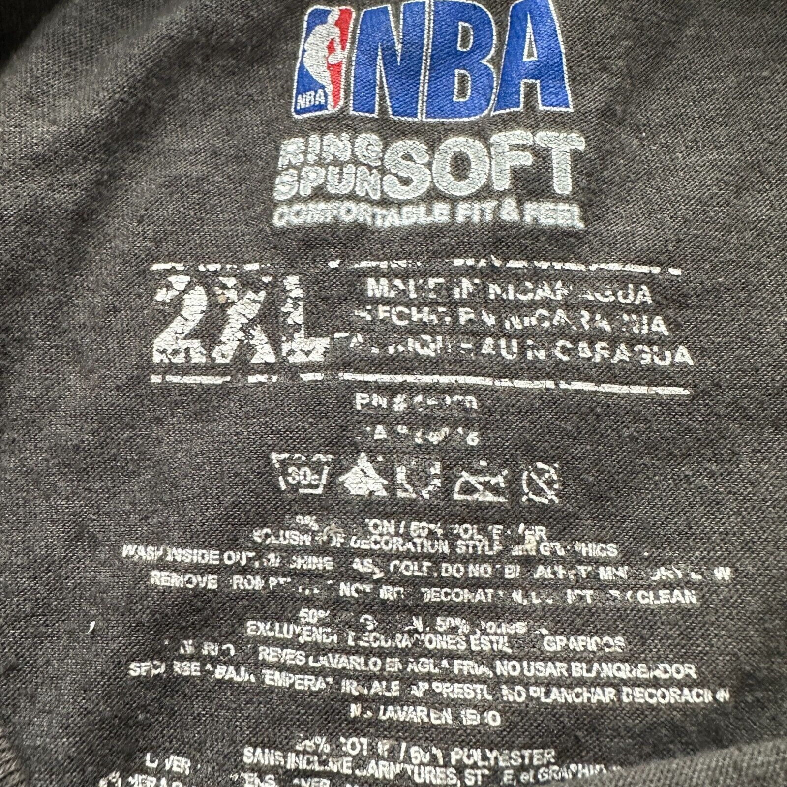 & Other Stories San Spurs T-Shirt Men 2XL Short Sleeve NBA Ring Spun Soft Size US XXL / EU 58 / 5 - 5 Thumbnail