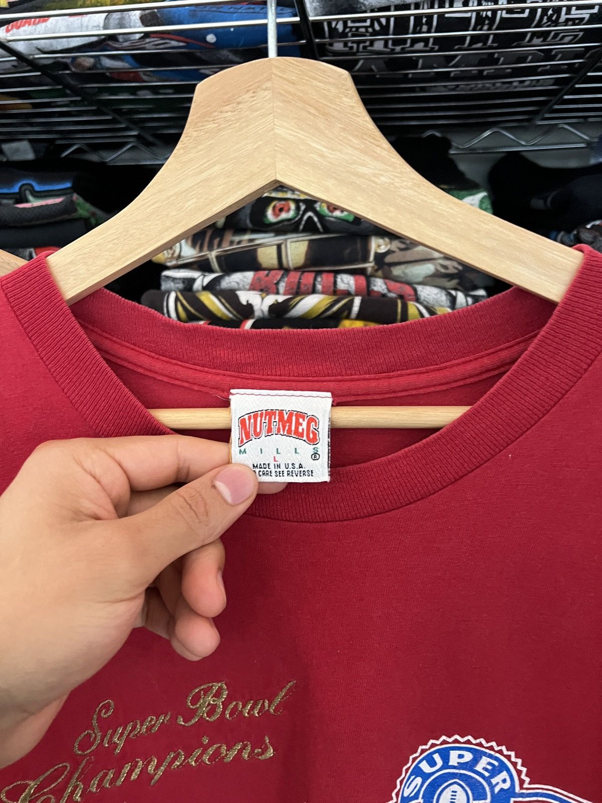Nutmeg 1992 Washington Redskins Super Bowl XXVI Uniform Tee Size US L / EU 52-54 / 3 - 3 Thumbnail