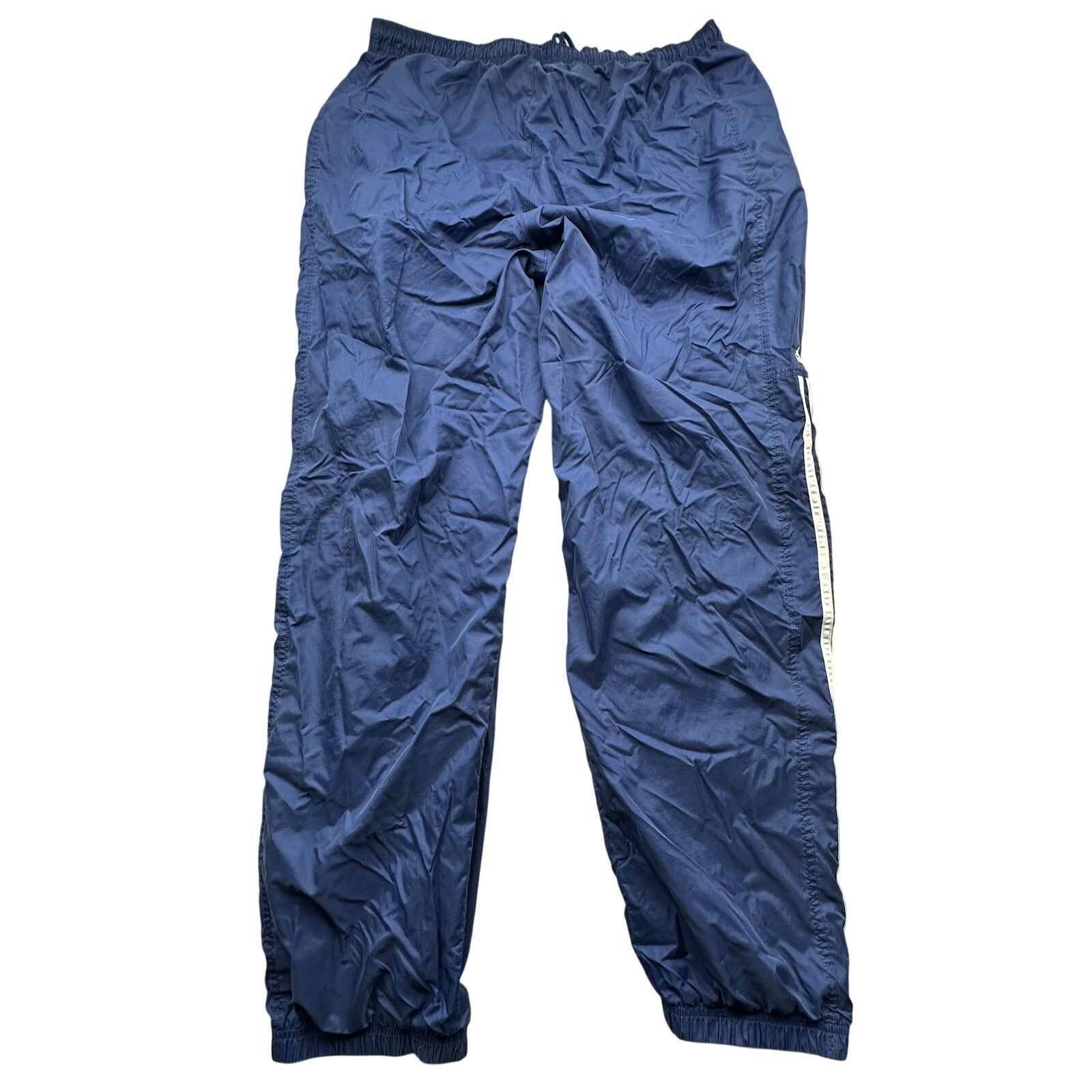 Adidas Vintage Y2K Adidas Windbreaker Pants Mens L Blue Ankle Zip Size US 33 - 2 Thumbnail