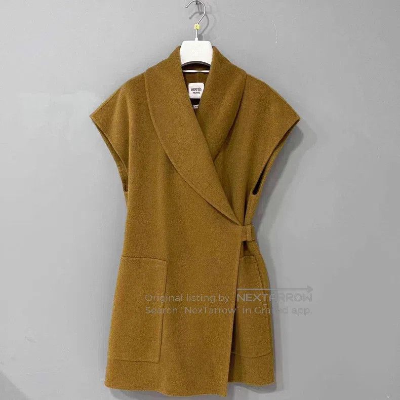 Hermes Hermes Mahogany Cashmere Coat Size XS / US 0-2 / IT 36-38 - 1 Thumbnail