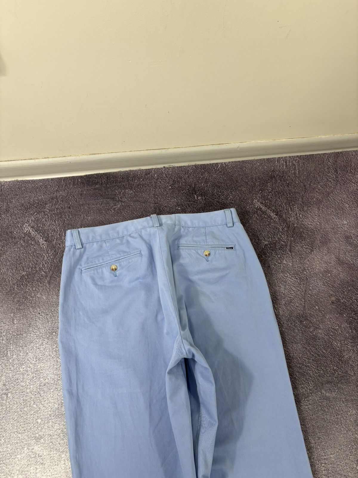 Polo Ralph Lauren Polo Ralph Lauren Men’s Blue Classic Fit Preppy Chino Pants Size US 34 / EU 50 - 20 Thumbnail
