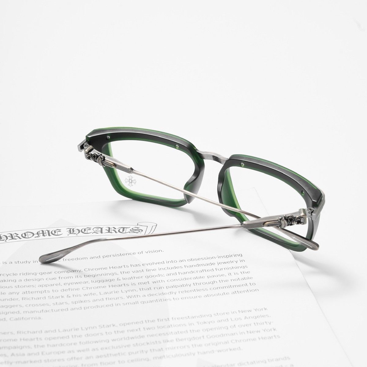Chrome Hearts CHROME HEARTS TRYDIXAGAIN MATTE DARK OLIVE/ ANTIQUE SILVER Size ONE SIZE - 7 Thumbnail