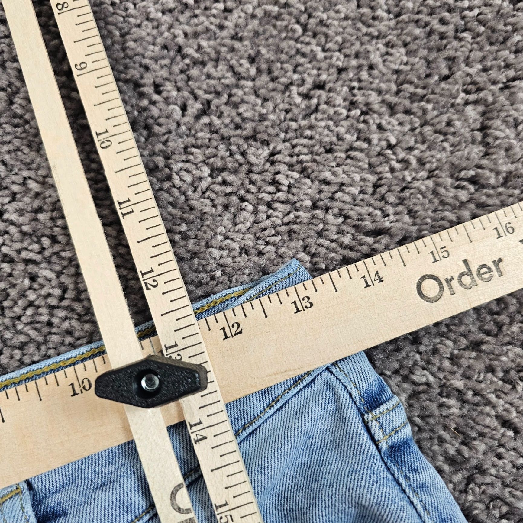 Citizens Of Humanity VINTAGE Citizens of Humanity Jeans Women's Straight Crop Distressed Jolene 25x26 Blue 90s Size 25" / US 0 / IT 36 - 6 Thumbnail
