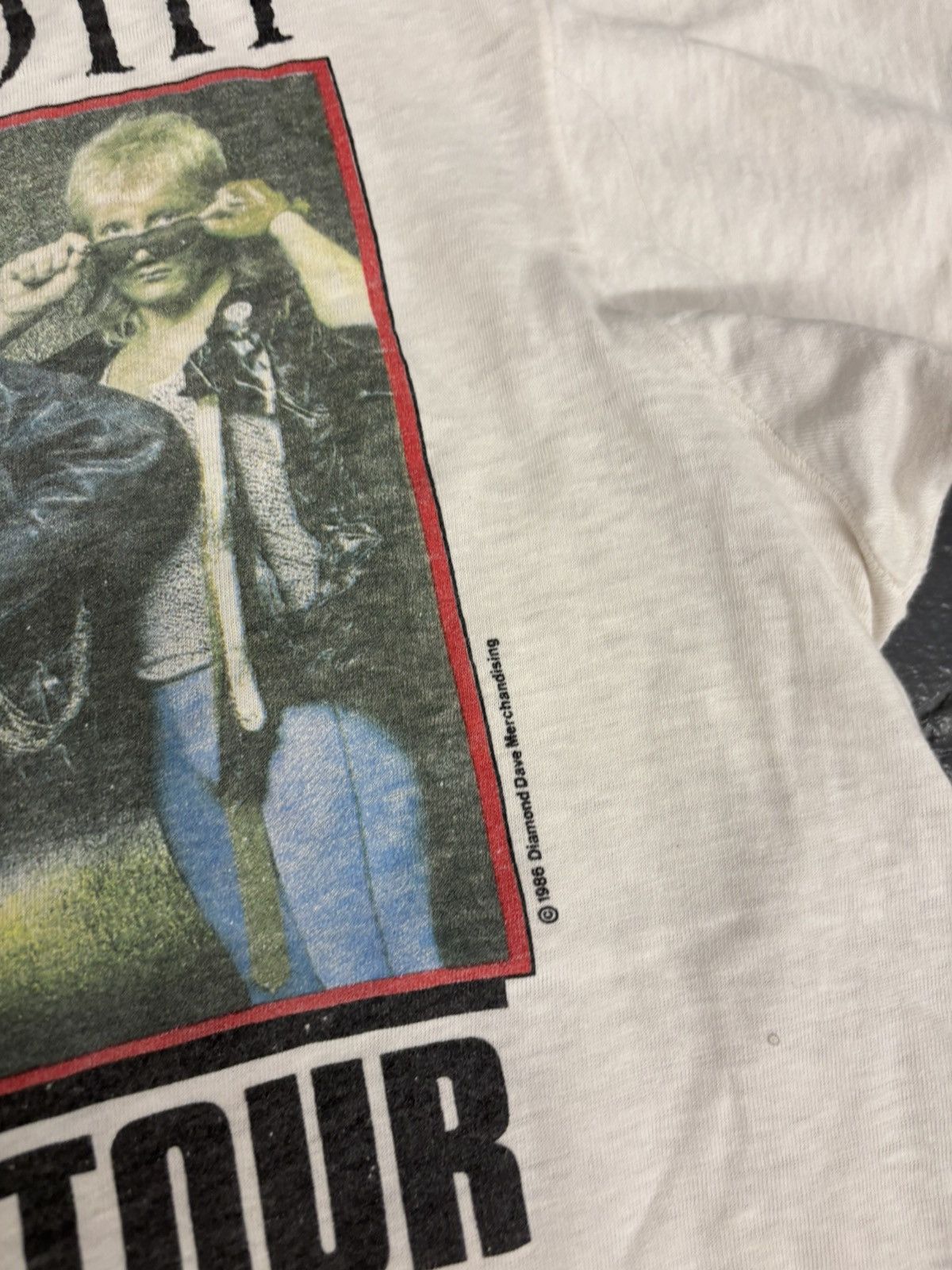 Band Tees × Vintage Vintage 1986 David Lee Roth World Tour tee Size US L / EU 52-54 / 3 - 10 Thumbnail