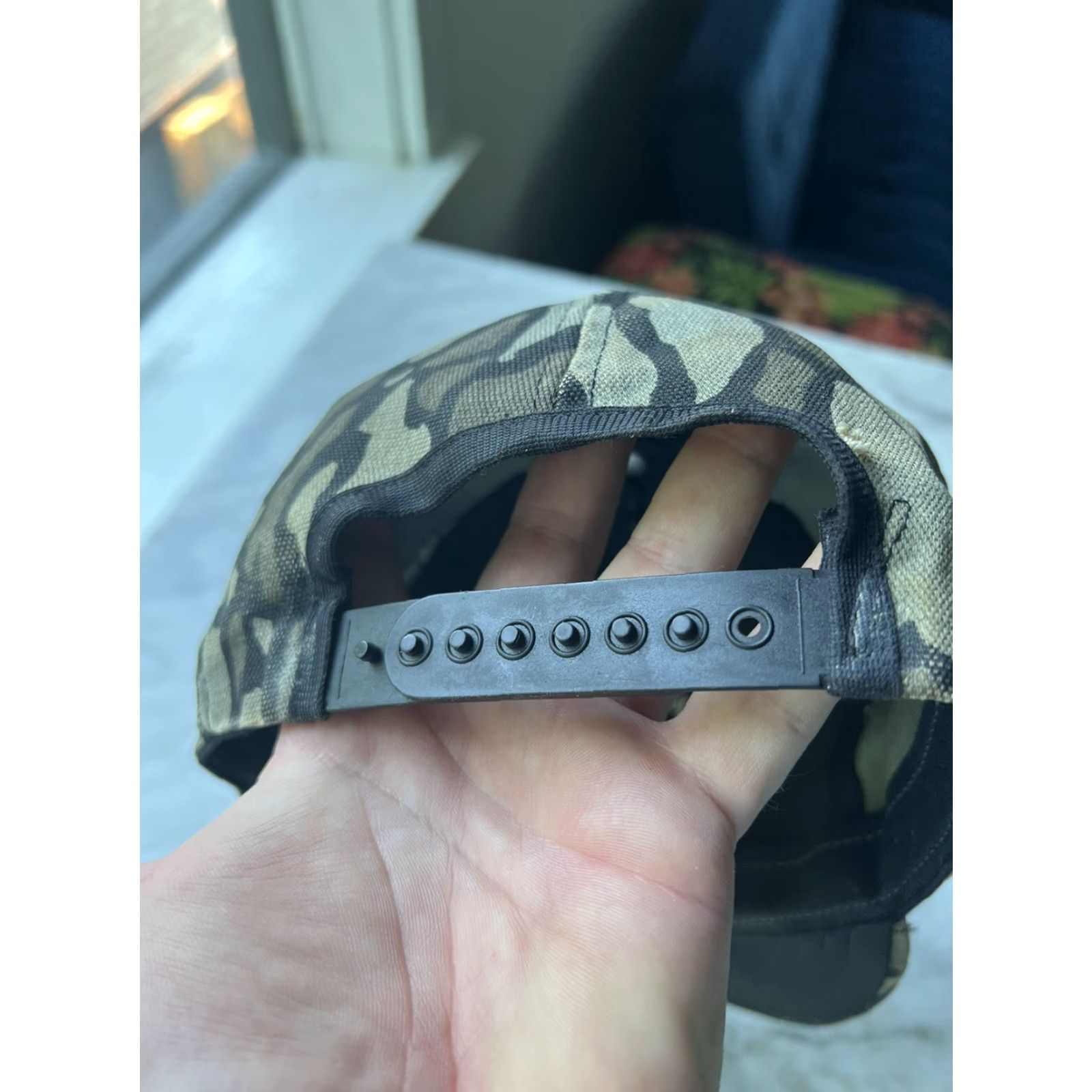 Vintage Vtg Whitetails Unlimited Cap Hat Baseball Camouflage Buck Deer Hunting Adjustable Unisex Adults Cotton Polyester Canvas Realtree Distressed Size ONE SIZE - 7 Thumbnail