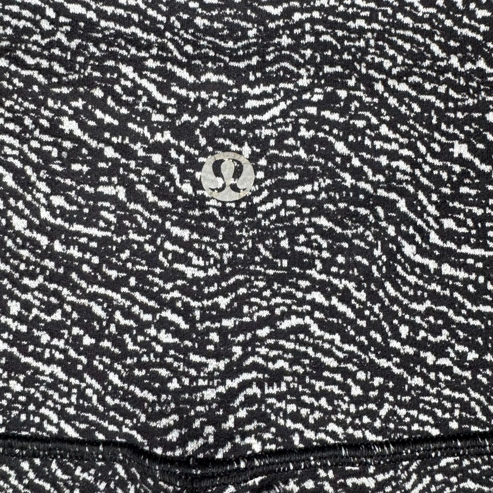 Lululemon Lululemon Wunder Under High-Rise 25" Leggings Black White Ripple Print Womens 8 Cropped Stretch Yoga Size 30" / US 8 / IT 44 - 6 Thumbnail