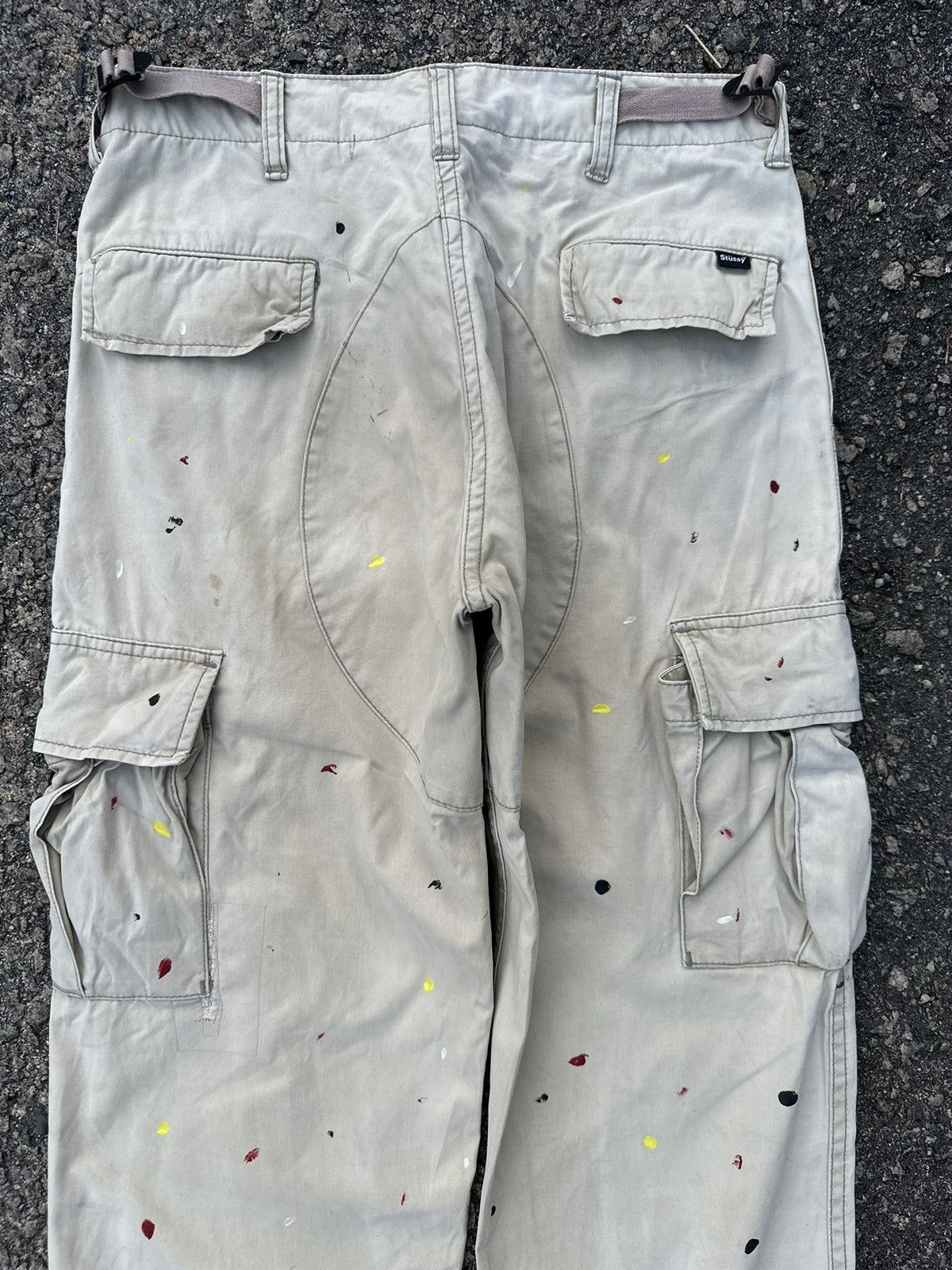 Stussy 💥JUST DROPPED💥 CARGO PANT STUSSY MULTIPOCKET PAINTED STYLE Size US 29 - 10 Thumbnail
