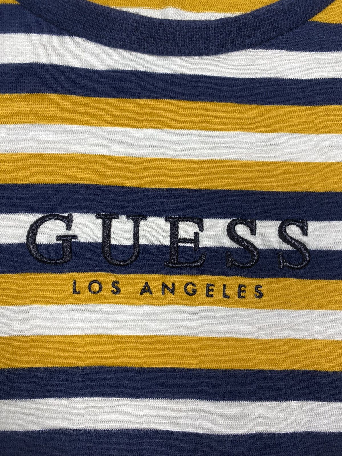Guess Guess Los Angeles Striped T Shirt Size L / US 10 / IT 46 - 6 Thumbnail