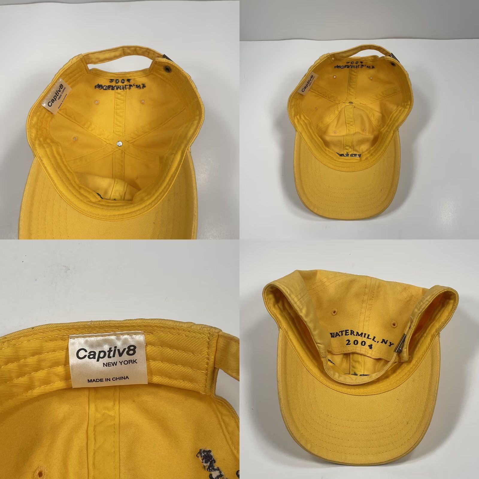 Vintage Captiv8 New York Hat Adult Adjustable StrapBack Baseball Cap Mirko’S Restaurant - Comfortable for Fall, Spring, Summer, Winter Size ONE SIZE - 8 Thumbnail