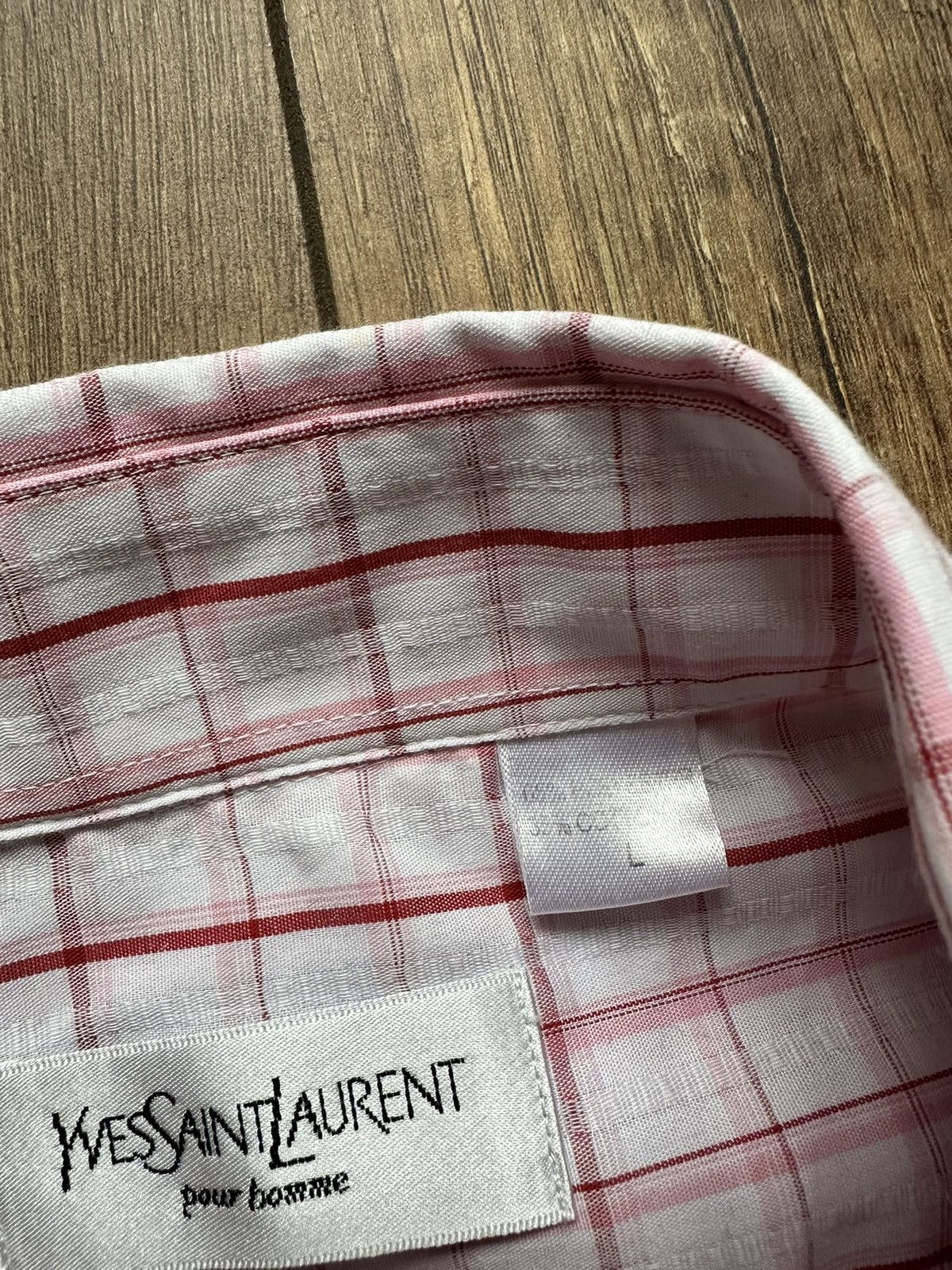 Vintage × Yves Saint Laurent Shirts short sleeve Yves Saint Laurent size L Size US L / EU 52-54 / 3 - 6 Thumbnail