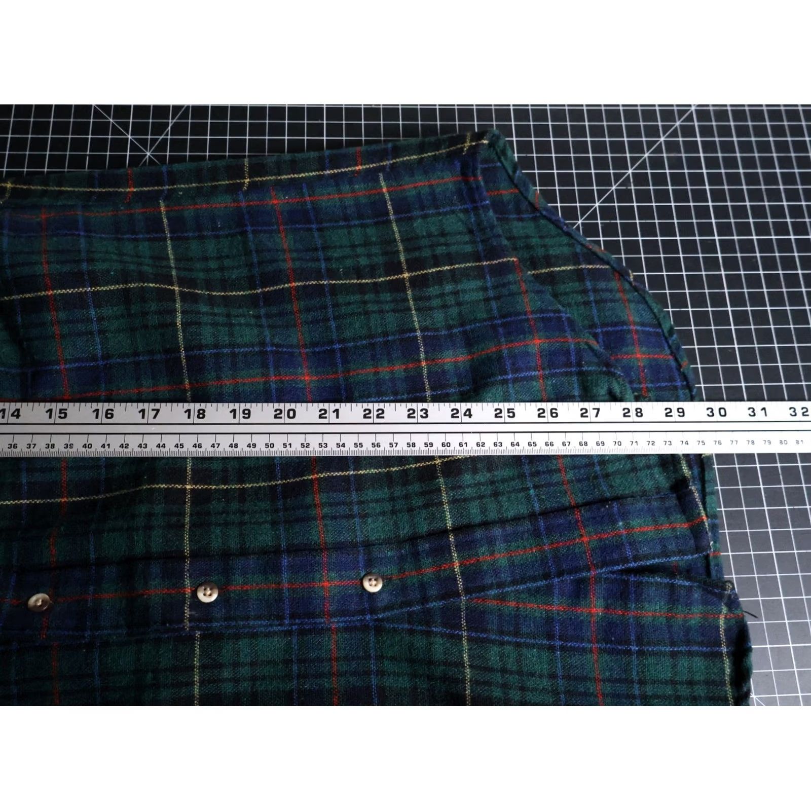 Vintage VTG 90s Sero Wool Blend Flannel Shirt Men's Medium Green Yellow Plaid Grunge Size US M / EU 48-50 / 2 - 6 Thumbnail