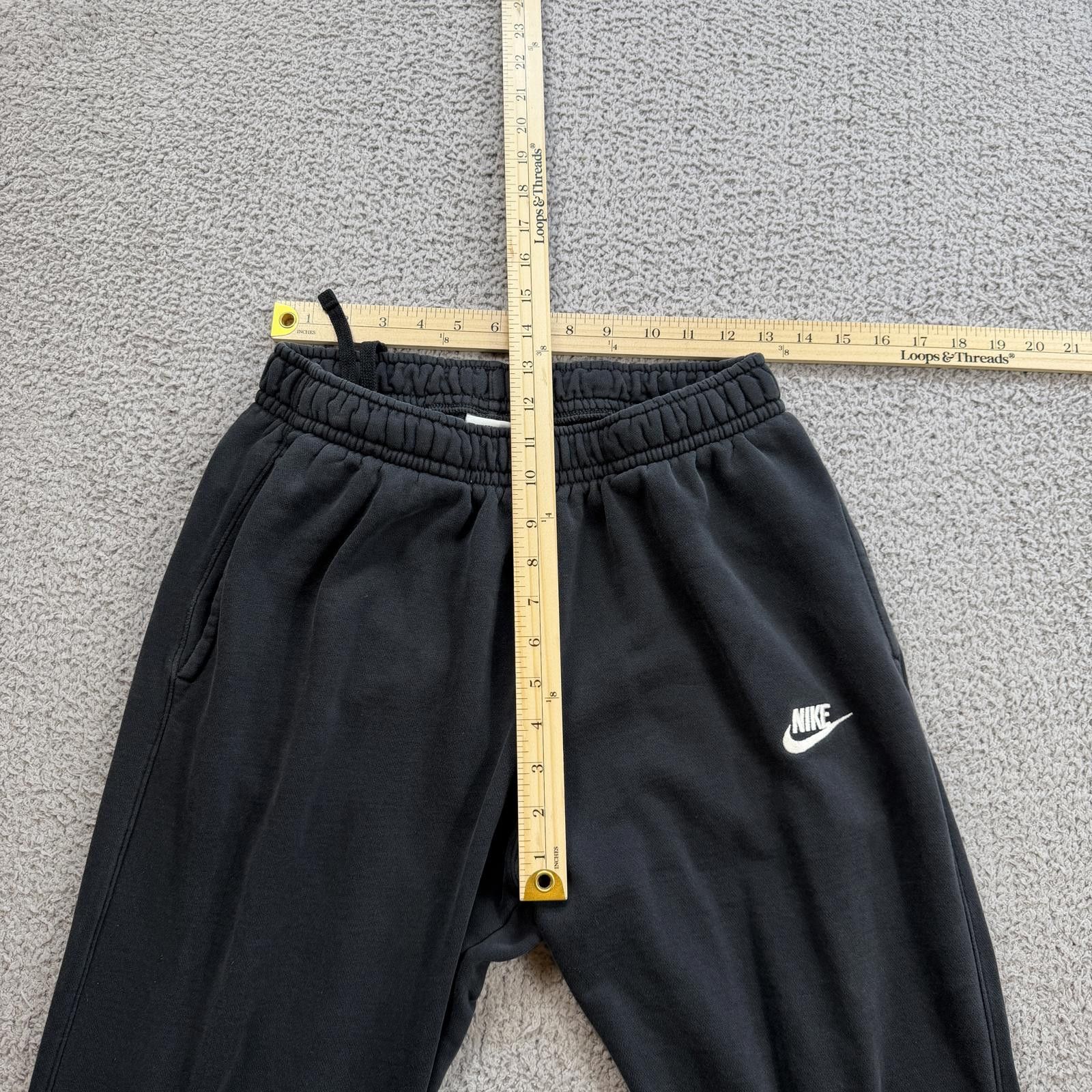 Nike Nike Fleece Jogger Sweatpants Mens M Black Embroidered Logo Size US 32 / EU 48 - 3 Thumbnail