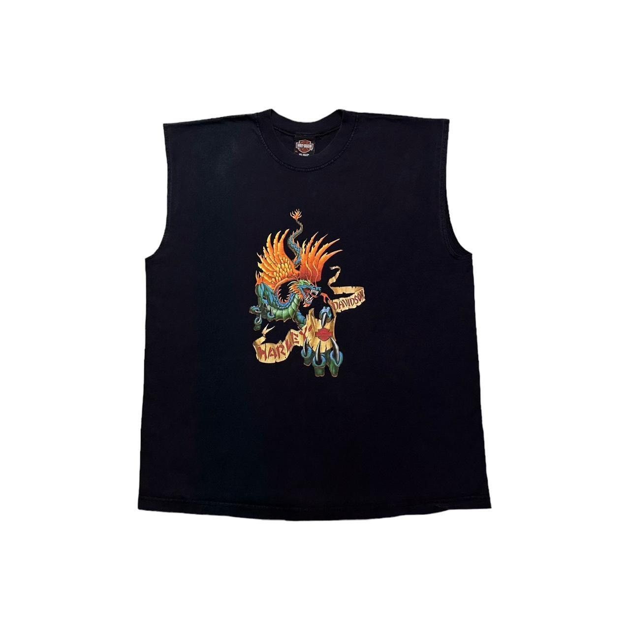 Harley Davidson × Vintage Vintage Harley Davidson Dragon Alaska Tank Top Size US XL / EU 56 / 4 - 1 Thumbnail