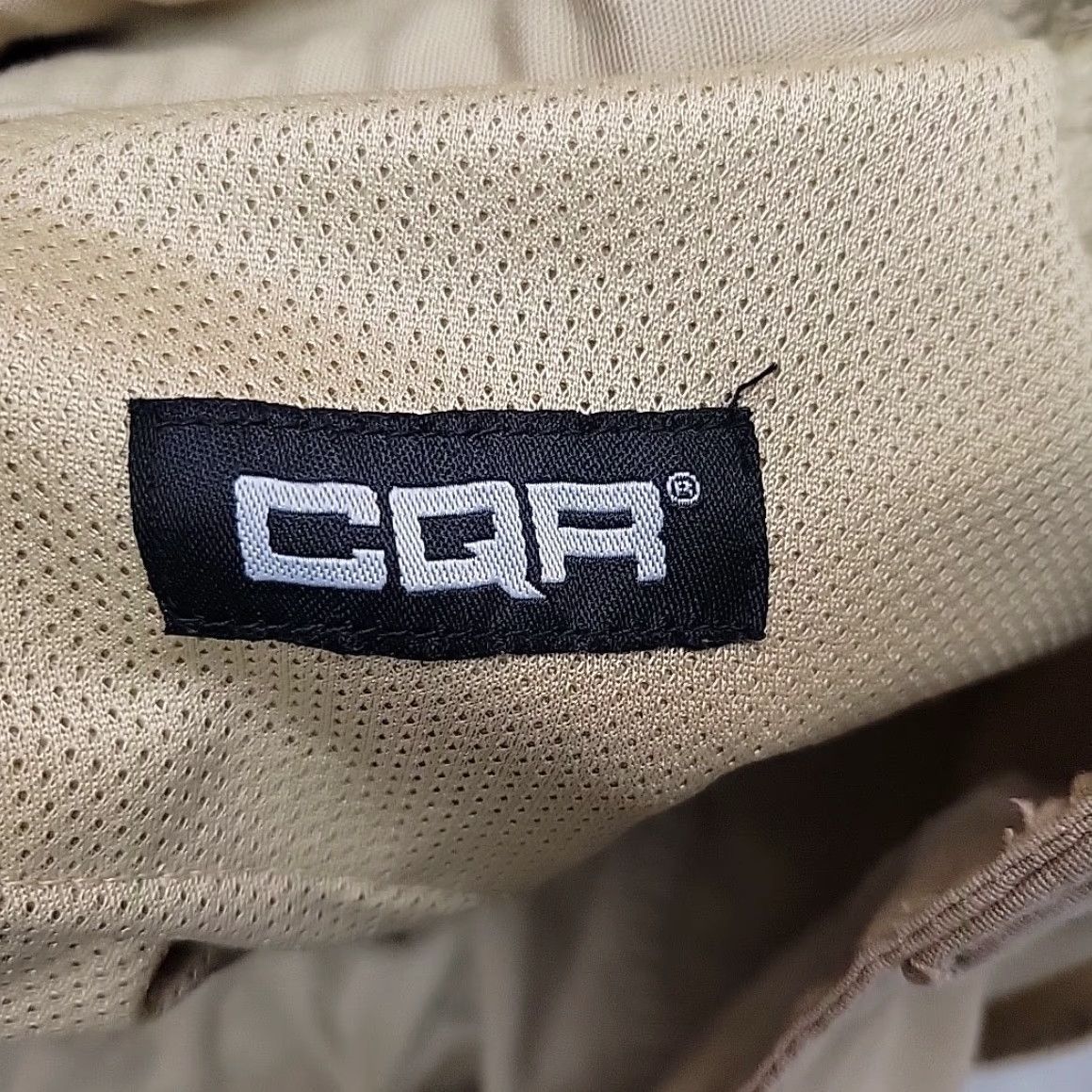 Vintage CQR Tactical Pants Womens 14 L Khaki Ripstop Cargo Flat Front Outdoor Work Pants Womens 14 Long Beige Cargo Workwear USA Outdoor Benign Womens Size 36" / US 14 / IT 50 - 4 Thumbnail