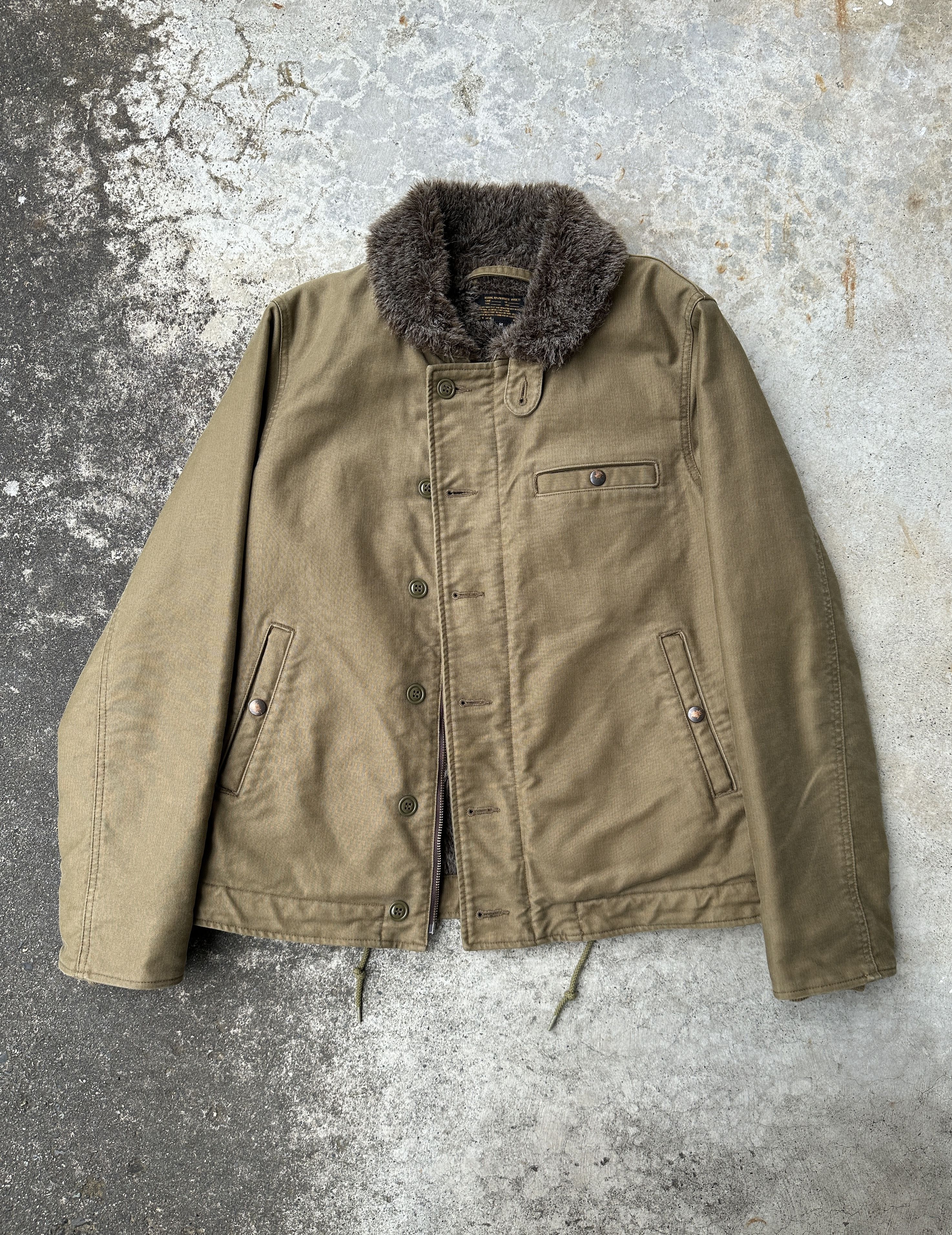 Japanese Brand N1 Deck Jacket USN Buzz Ricksons Toyo Enterprise RRL Size US M / EU 48-50 / 2 - 2 Thumbnail