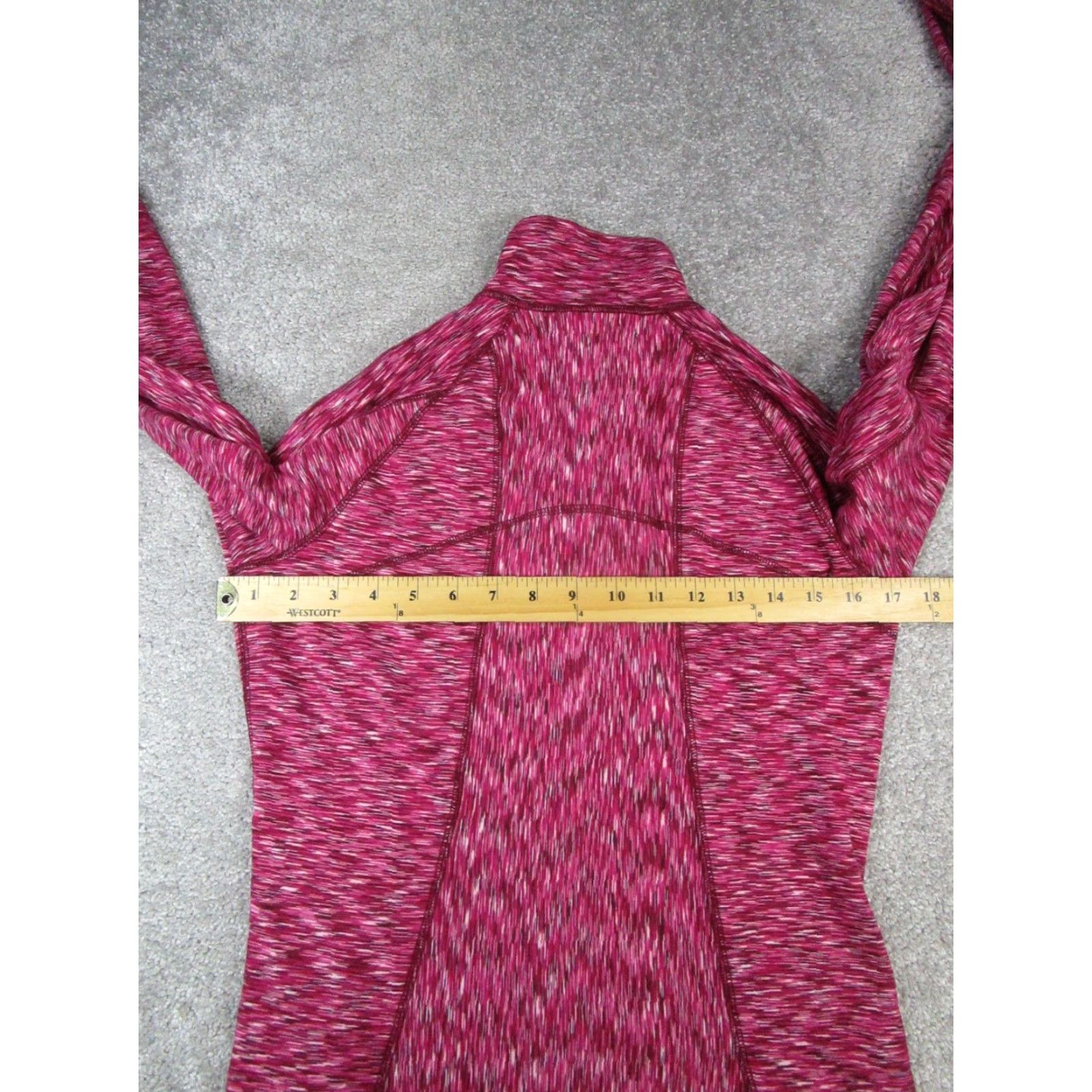 Athleta Athleta Pink Sweater Womens Small Mock Neck Zip Pullover Running Activewear for Women Size S / US 4 / IT 40 - 5 Thumbnail