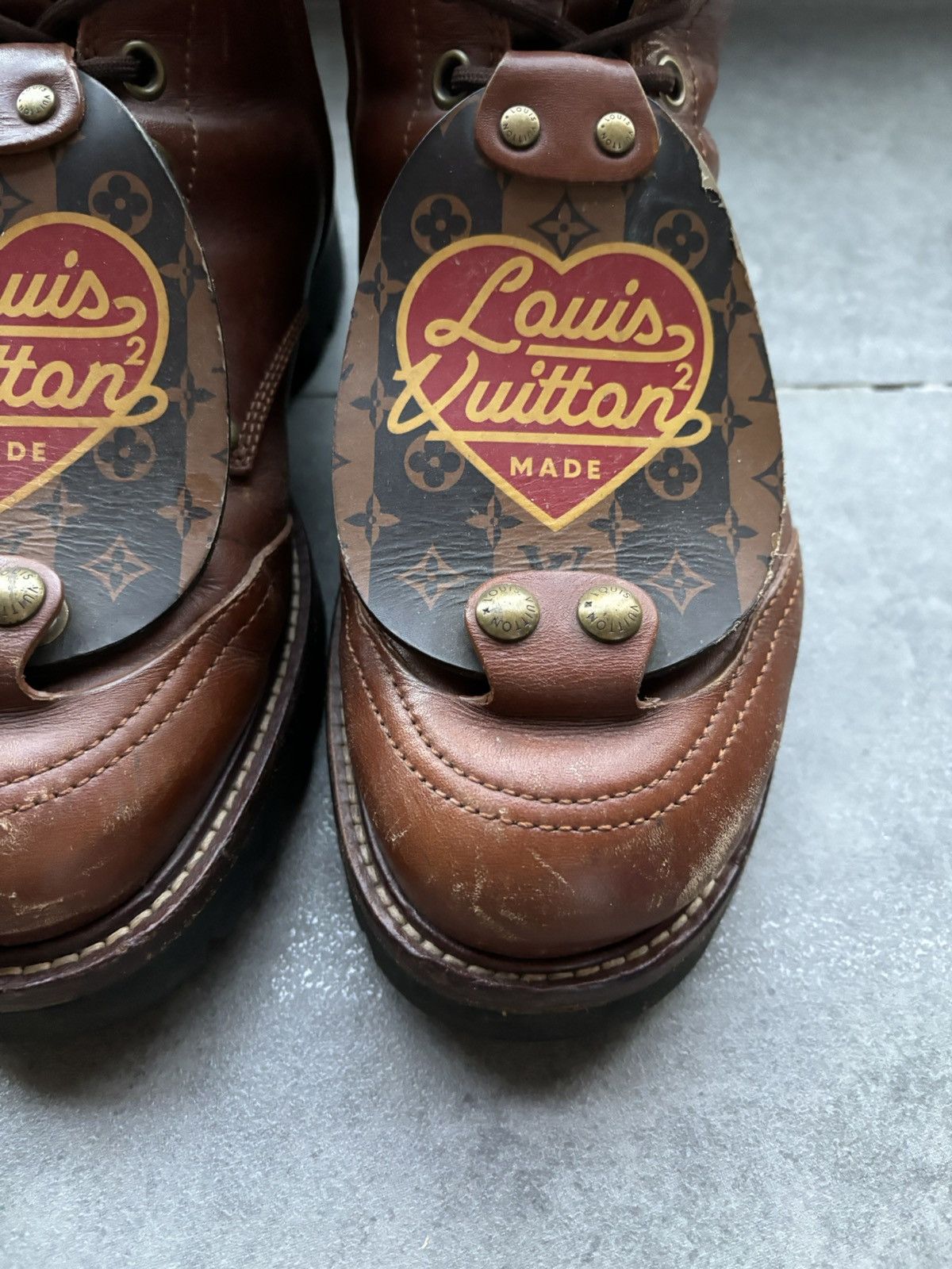 Louis Vuitton Louis Vuitton made monogram leather boots Size US 8 / EU 41 - 3 Thumbnail