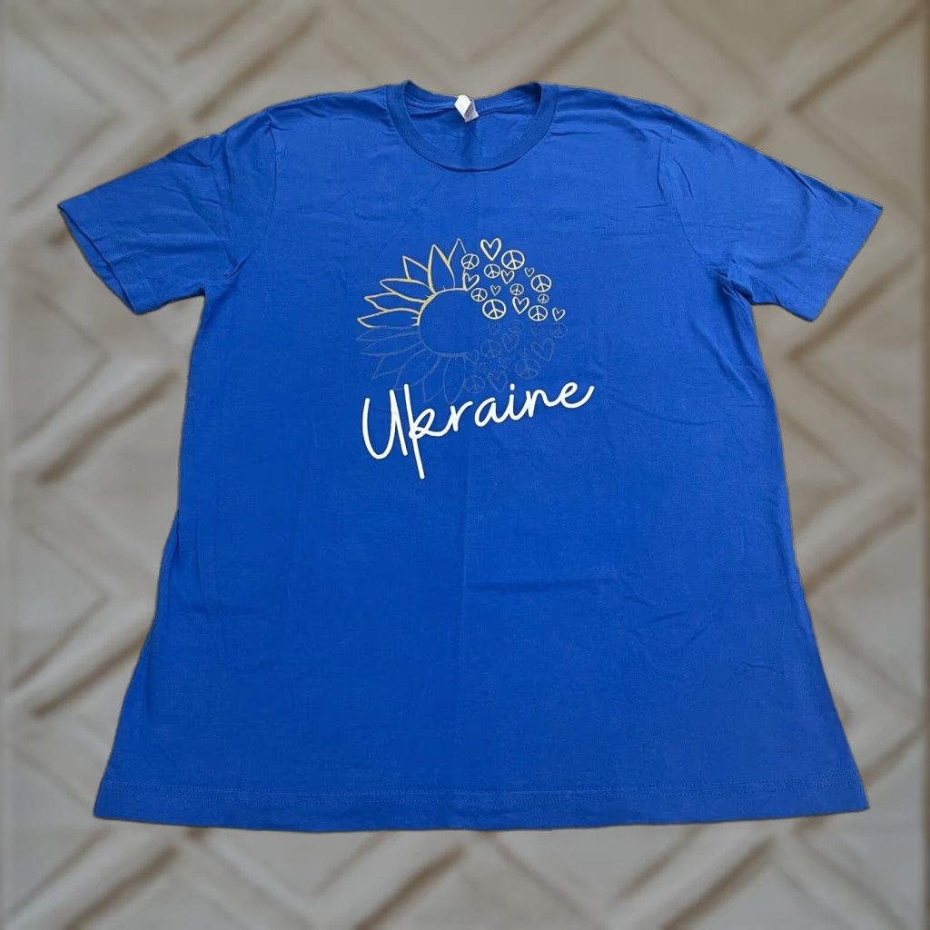 Vintage Bella+Canvas Graphic Tee Unisex Adult Large Blue Shirt Crew Neck Short Sleeve T-Shirt Size L / US 10 / IT 46 - 1 Thumbnail