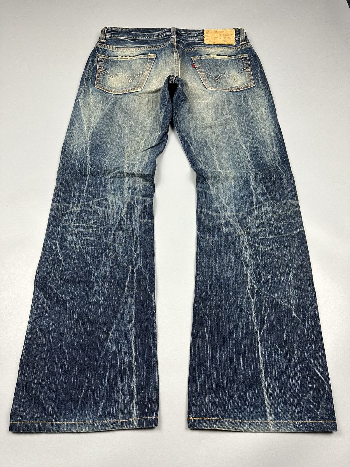 Edwin Vintage Edwin 511 Whiskered Flare Denim Size US 33 - 4 Thumbnail