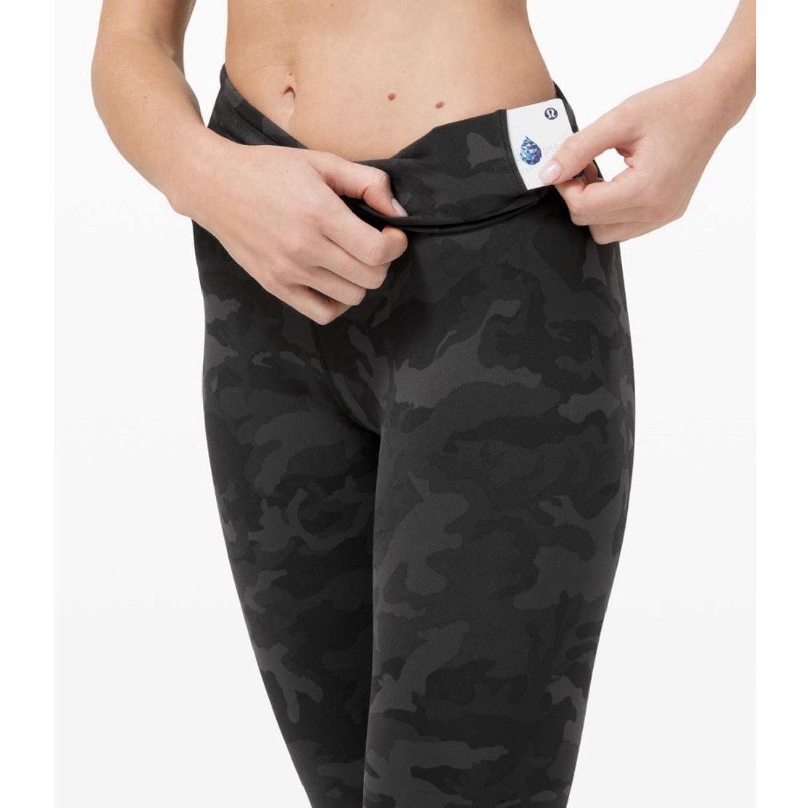 Lululemon Lululemon Wunder Train HR Tight 25” Camo Grey Size 18 NWT Size 40" / US 18 - 3 Thumbnail