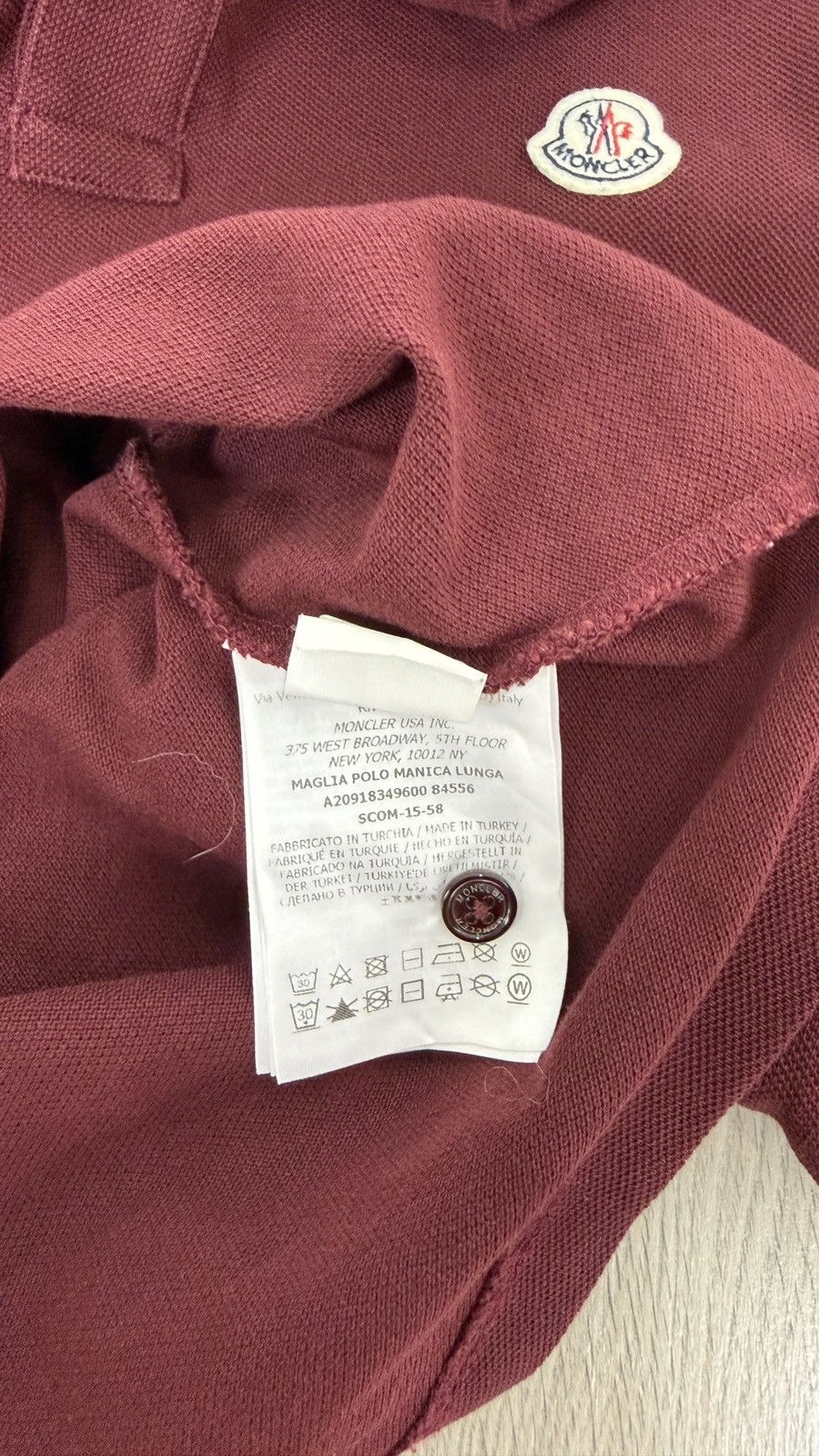 Moncler Moncler Polo Long Sleeve Size US M / EU 48-50 / 2 - 8 Thumbnail