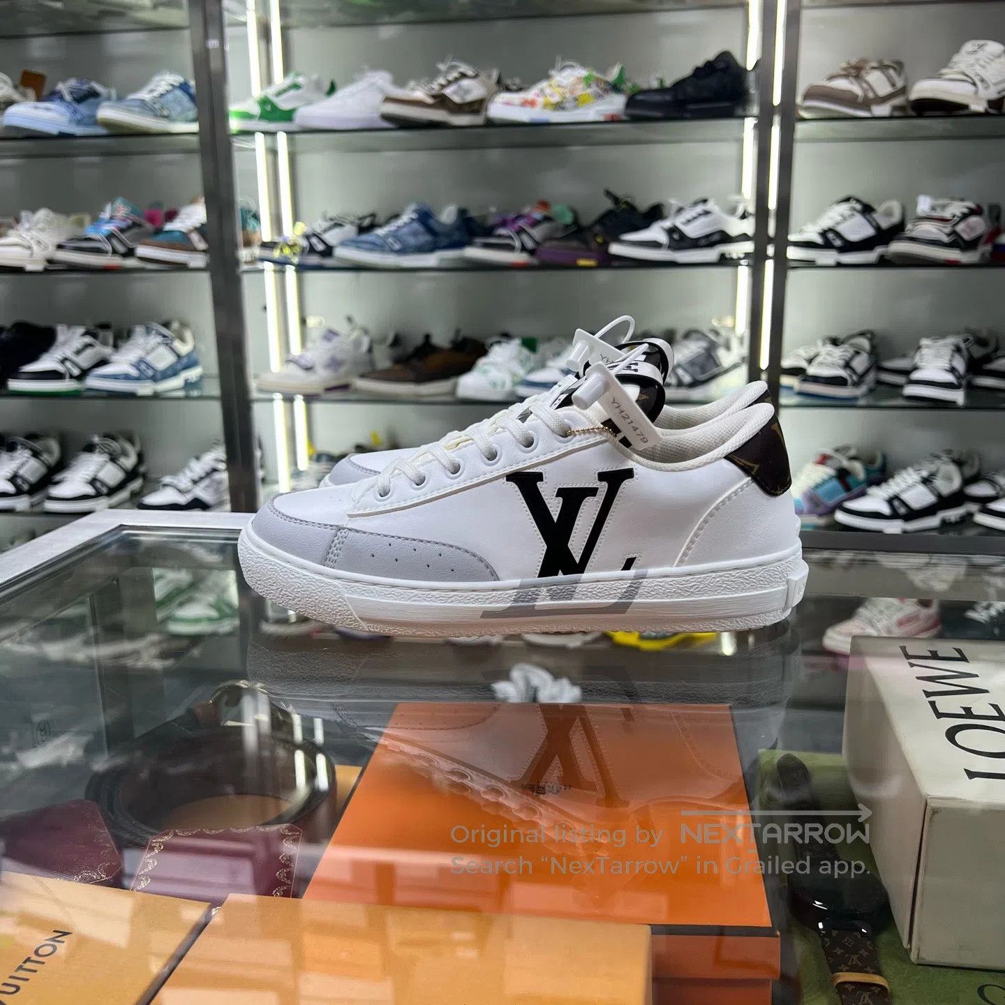 Louis Vuitton Louis Vuitton Charlie Black and White Stitch Plate Shoes Size US 5.5 / IT 35.5 - 3 Thumbnail