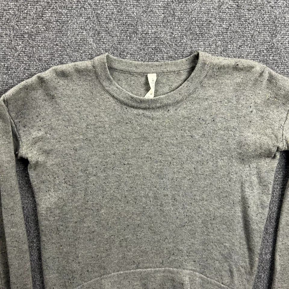 Lululemon Lululemon Sweater Womens 4 Gray Knit Crew Neck Merino Wool Size S / US 4 / IT 40 - 2 Thumbnail
