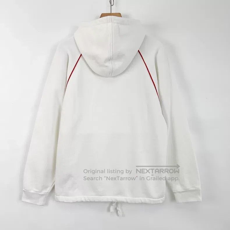 Gucci Gucci White classic webbing semi-zipper label hooded jacke Size US XS / EU 42 / 0 - 2 Thumbnail