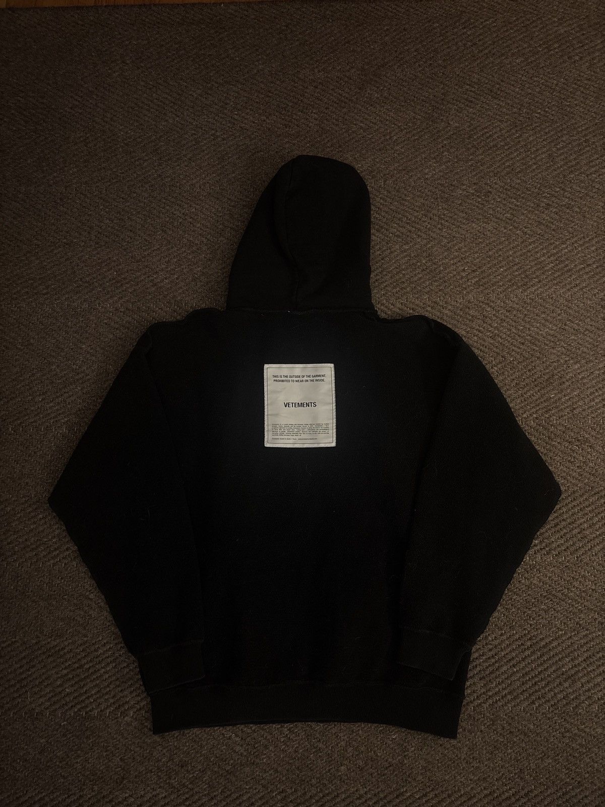 Vetements Inside-Out Hoodie AW19 Size US M / EU 48-50 / 2 - 2 Thumbnail