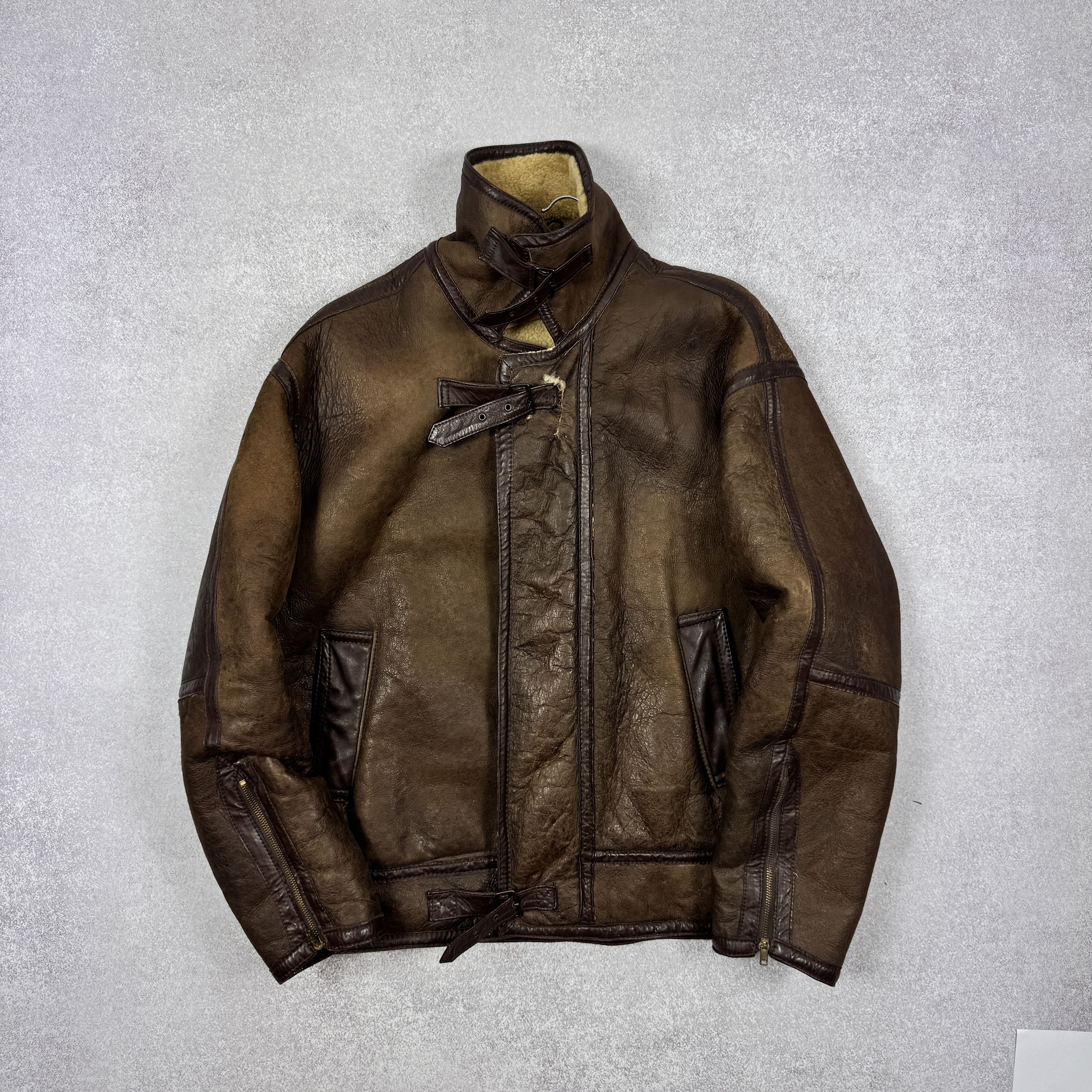 Aviator Nation Vintage Pierre Jacques Aviator Leather Jacket Size L / 52 Size US L / EU 52-54 / 3 - 3 Thumbnail