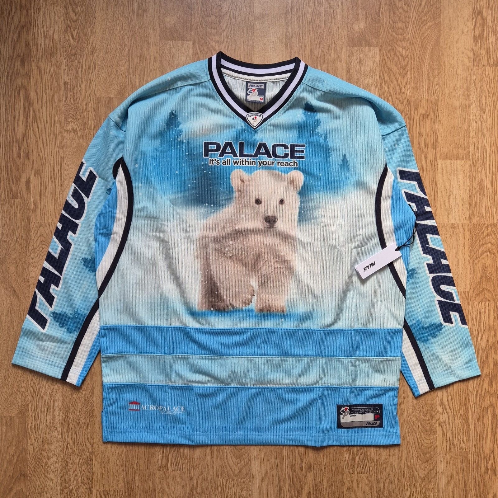 Palace Palace Racey Jersey Blue SS25 | Grailed