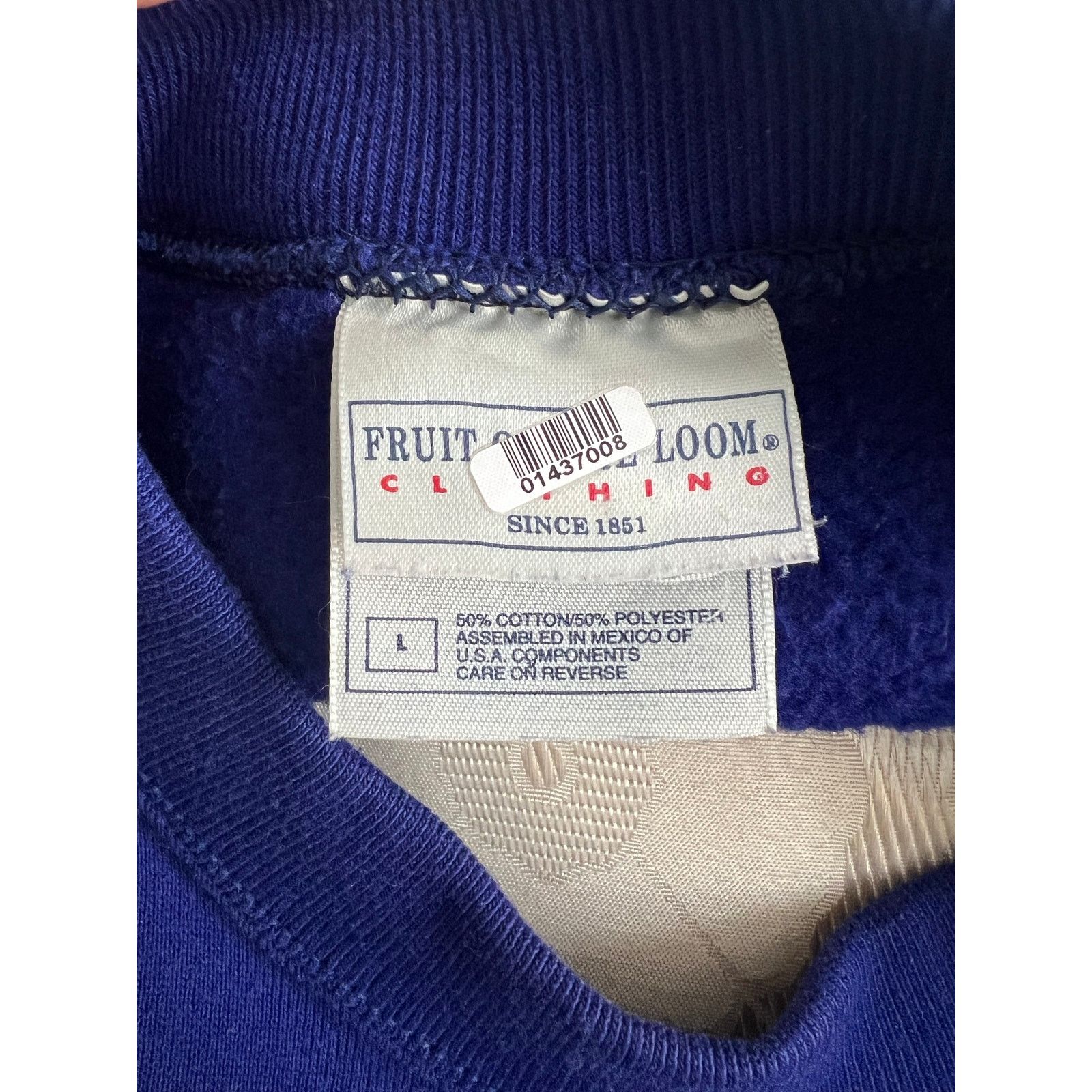 Fruit Of The Loom Lani Chilton Womens Custom HandPainted Reindeer Sweatshirt L Size L / US 10 / IT 46 - 7 Thumbnail