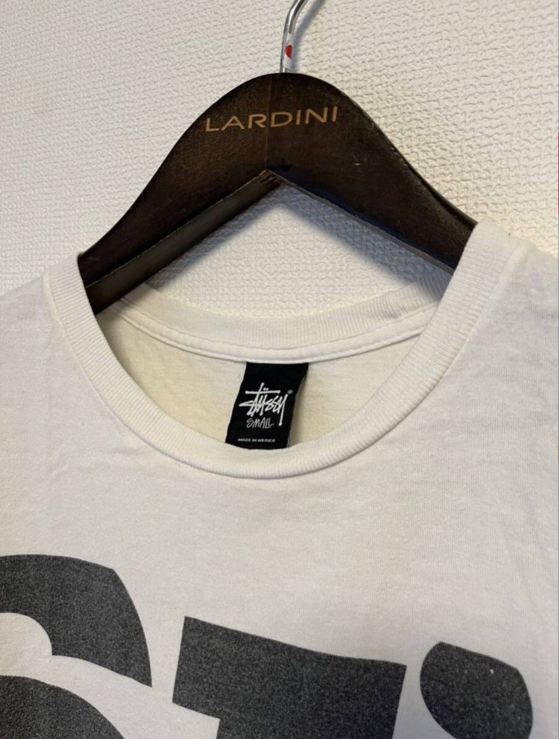 Stussy × Vintage stussy white large text tee Size US S / EU 44-46 / 1 - 2 Thumbnail