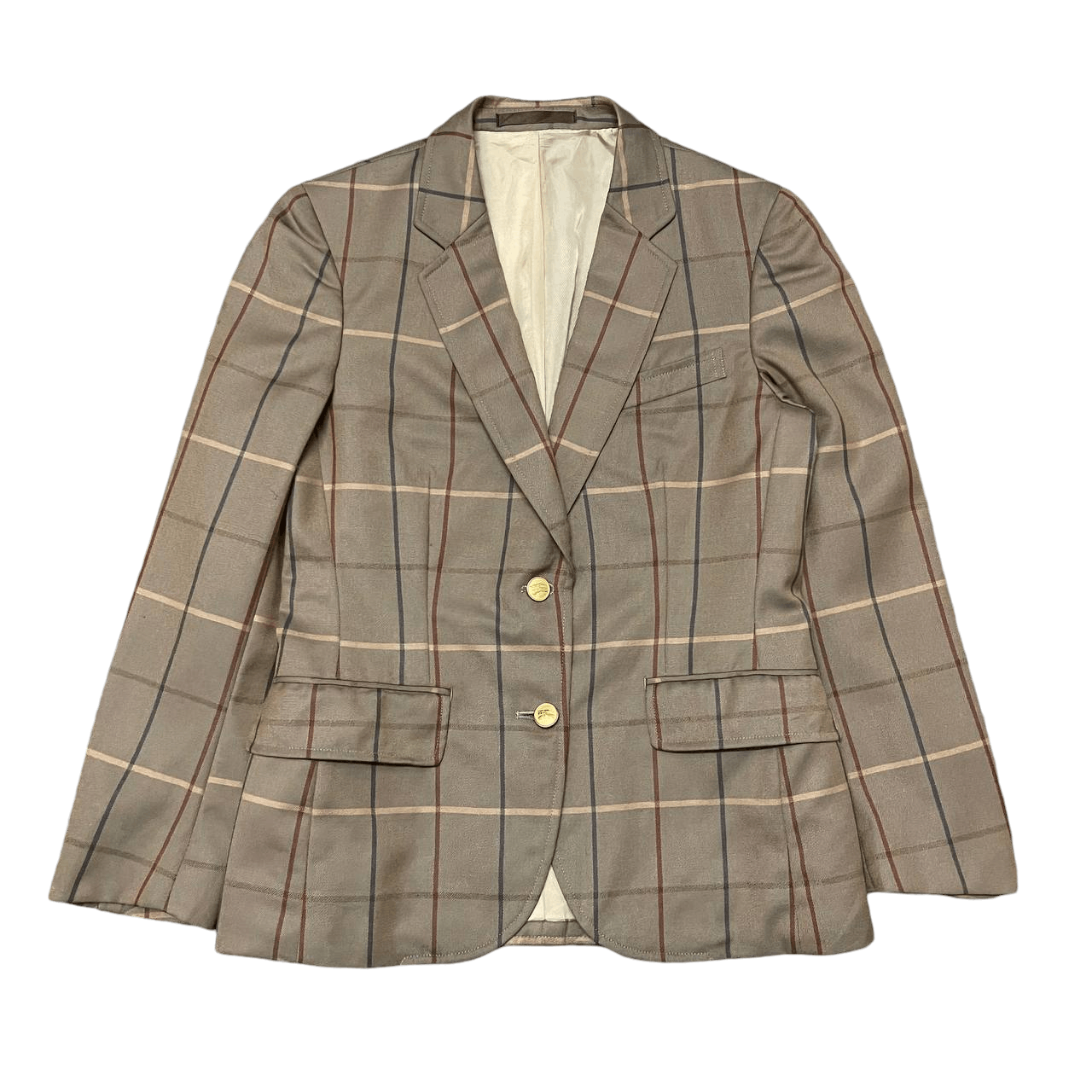 Burberry Vintage 90's Burberry Gold Button Wool Coat Size S / US 4 / IT 40 - 1 Thumbnail