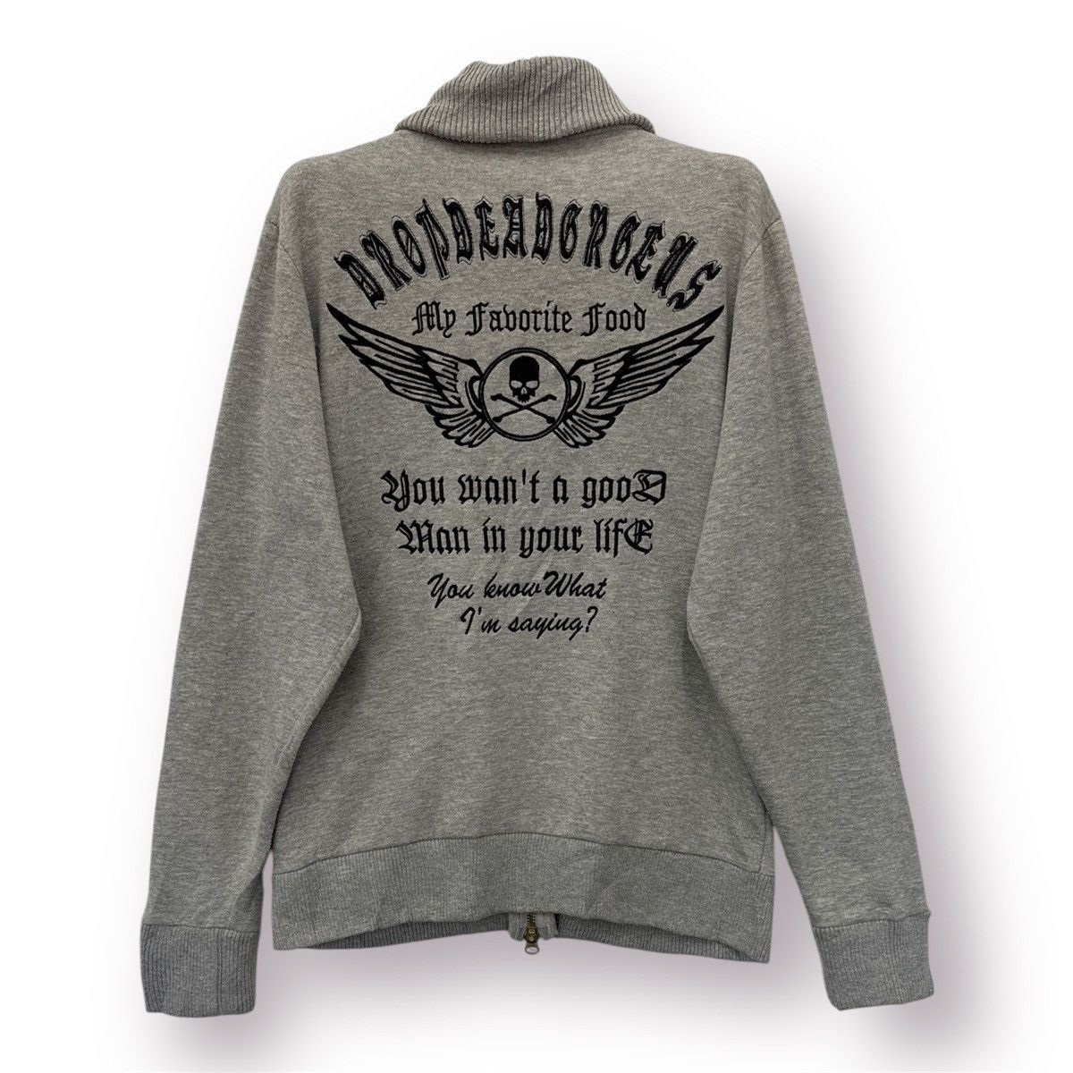 If Six Was Nine 🇯🇵 Japanese Gothic Andre Malraur Homme skull Hoodie Zipper Size US S / EU 44-46 / 1 - 1 Thumbnail