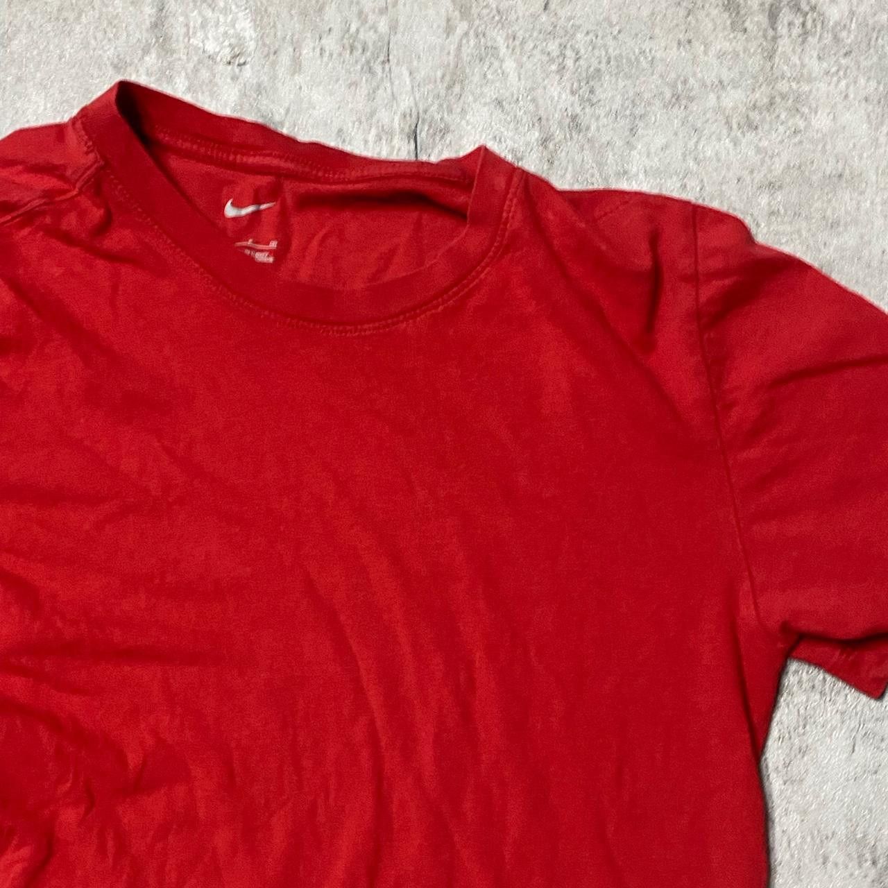 Nike Red Nike Dri-Fit short sleeve shirt #sportswear Size US S / EU 44-46 / 1 - 2 Thumbnail
