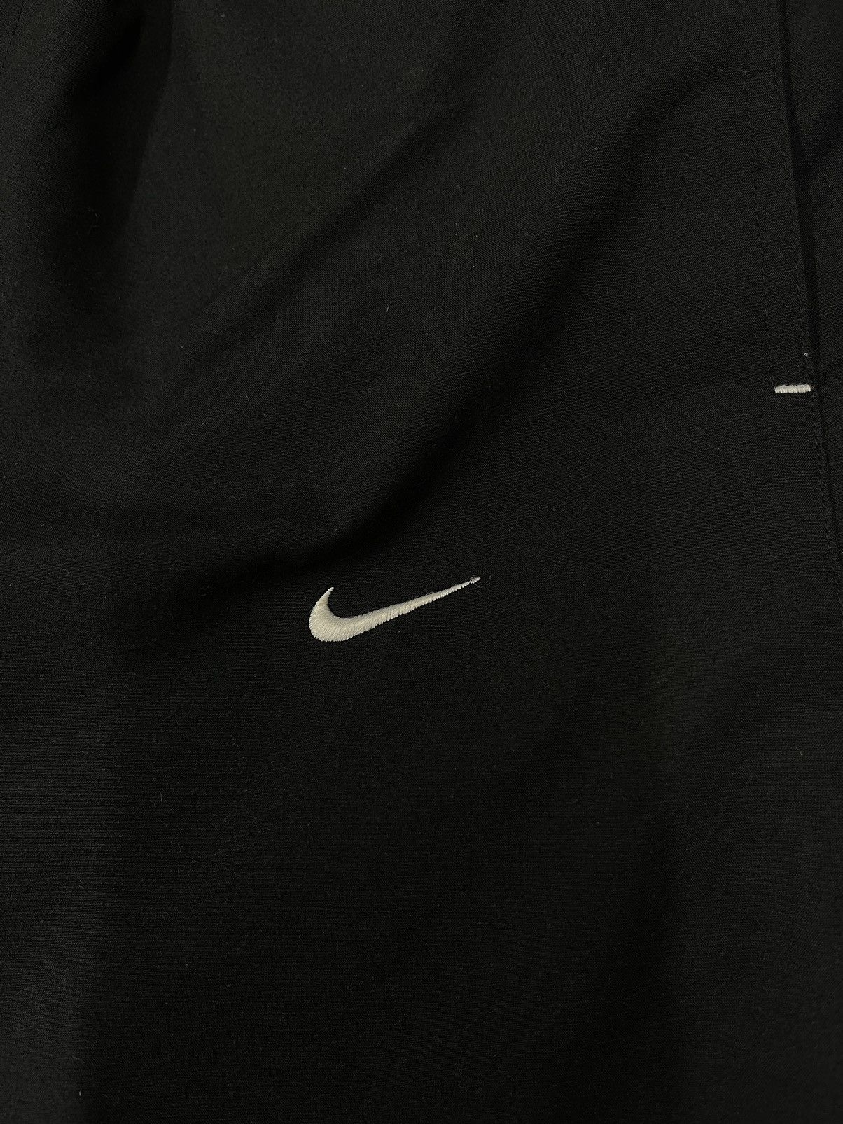 Nike Vintage Nike Nylon Black Sweatpants Double Big Logo Swoosh Size US 34 / EU 50 - 6 Thumbnail