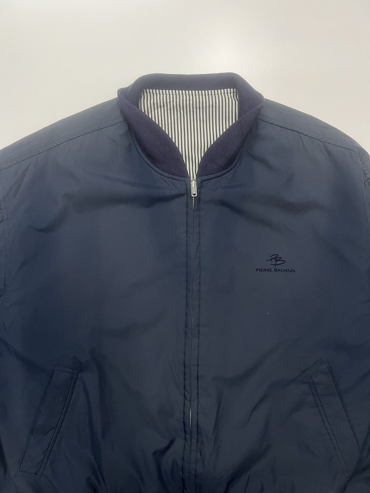Pierre Balmain 🔥AUTHENTIC PIERRE BALMAIN BOMBER JACKET REVERSIBLE Size US L / EU 52-54 / 3 - 5 Thumbnail